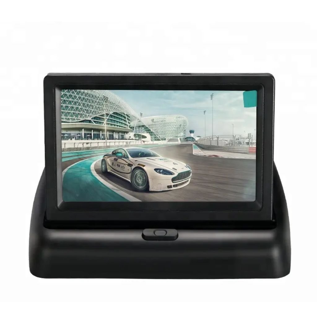 Moniteur Voiture LCD 4,3” Pliable et Universel image 0
