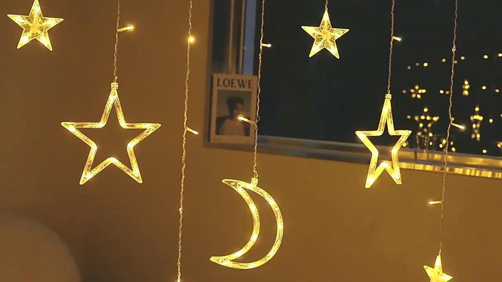 Guirlande 12 LED Ambiance Jaune Chaleureux