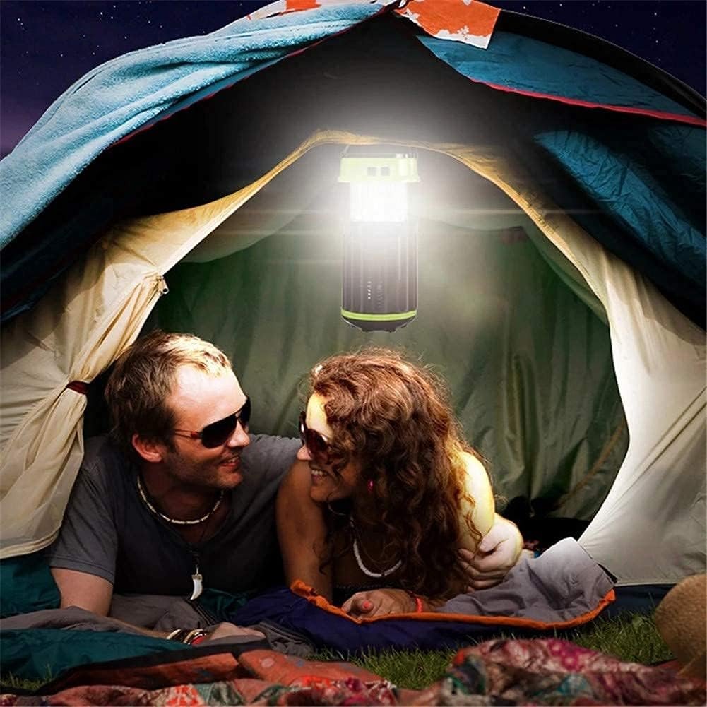 Lampe de Camping Solaire 3-en-1 avec Anti-Moustique UV et Éclairage Étanche image 1