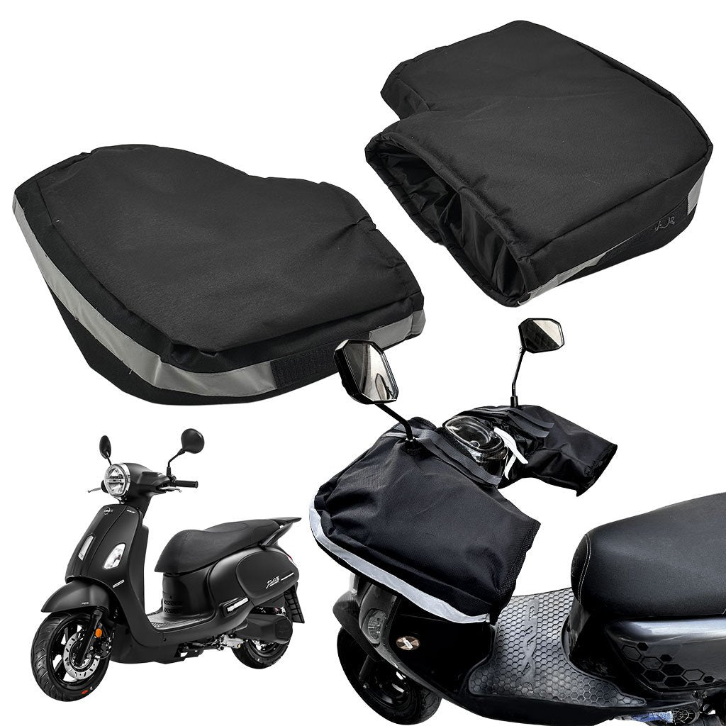 Manchons de protection pour guidon de scooter et vélo image 0