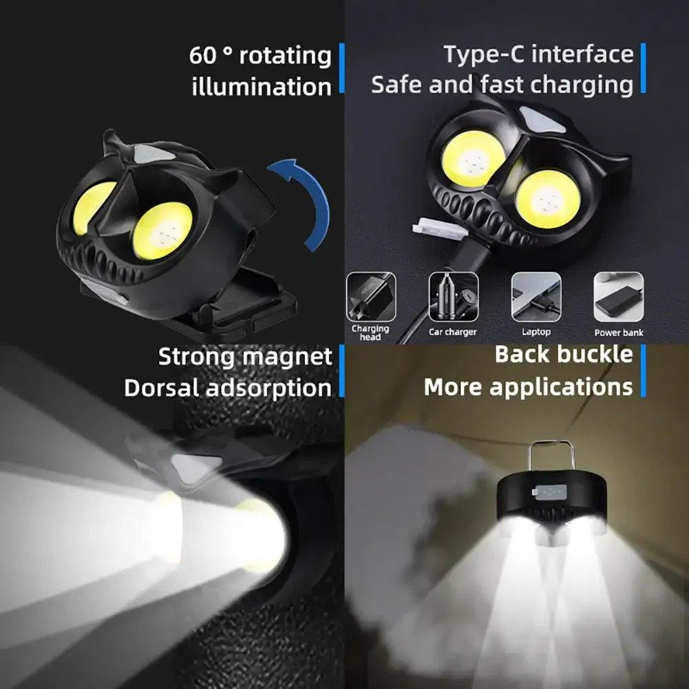 Lampe frontale LED rechargeable – 5 modes, IPX4 مصباح رأس قابل للشحن  – 5 أوضاع، مقاوم للماء image 5
