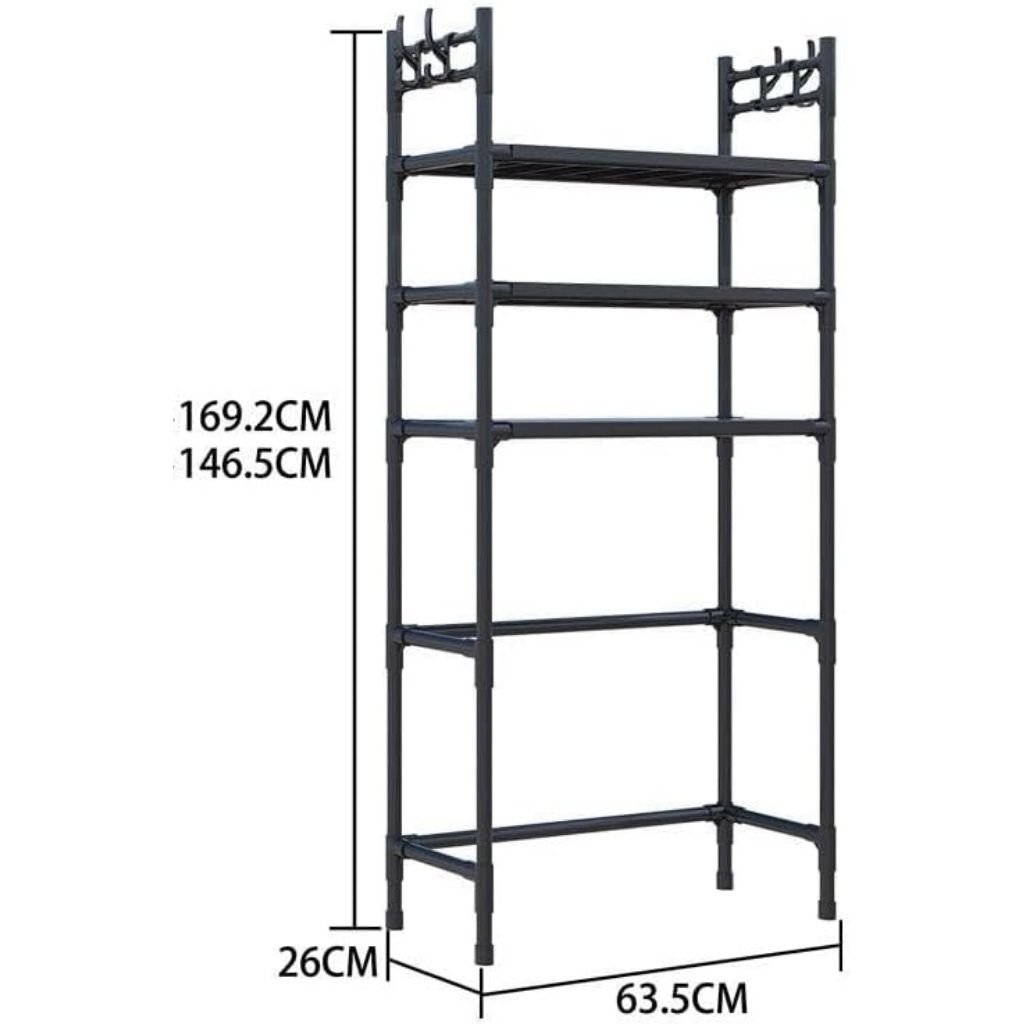 Étagère de Rangement 3 Niveaux pour Salle de Bain – Gain de Place Intelligent image 7