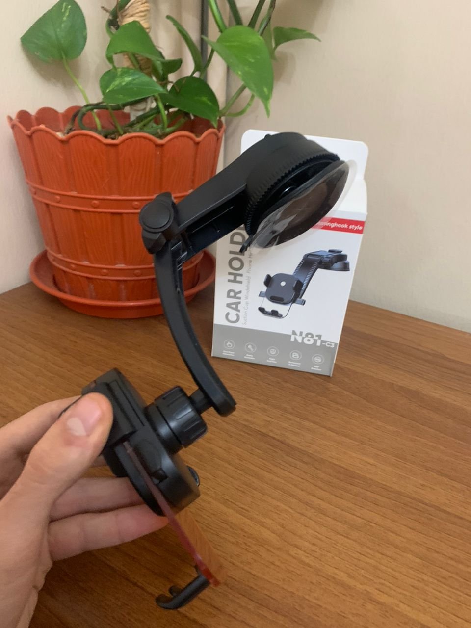 Support Téléphone Voiture Intelligent à Gravitée – ABS & Silicone image 7