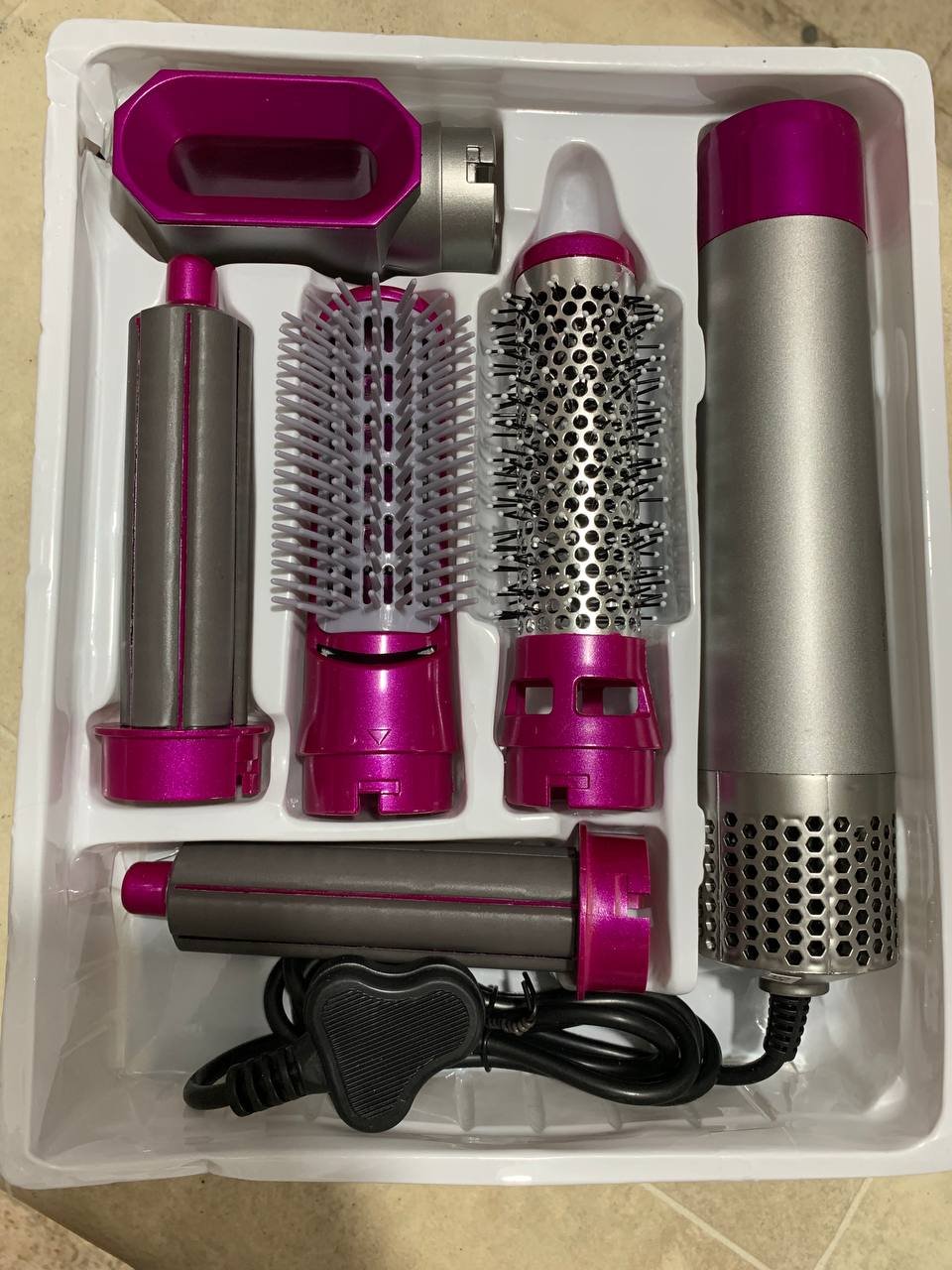 Brosse Sèche-Cheveux 5 en 1 – Lissage, Boucles et Volume Professionnel image 8