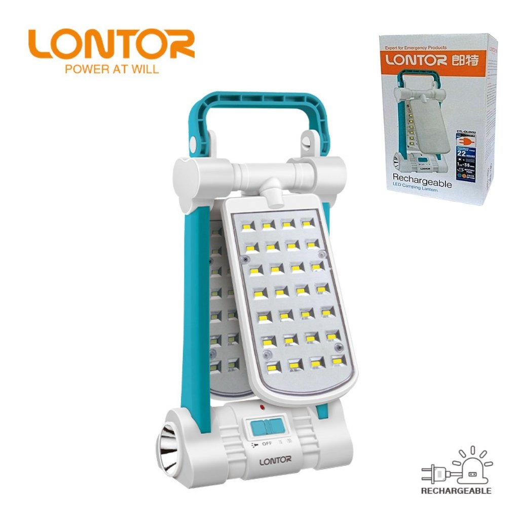 Lampe de Camping LED Rechargeable LONTOR – 56 SMD, USB, 22h d’Autonomie image 0