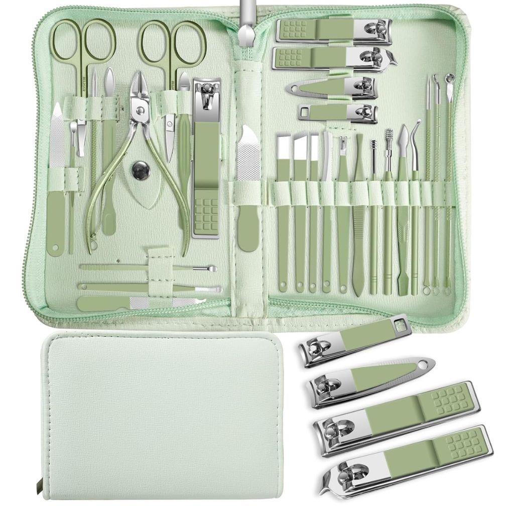 Kit Manucure 30 Pièces en Acier Inoxydable – Étui Luxe et Soin Complet image 2