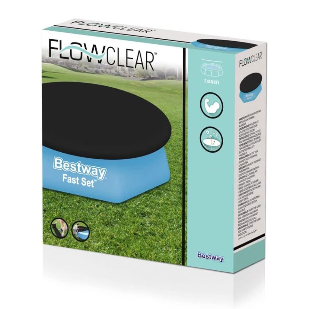 Bâche de Protection Piscine Ronde 244 cm Bestway 58032 – غطاء دائري لحوض السباحة ٢٤٤ سم image 4