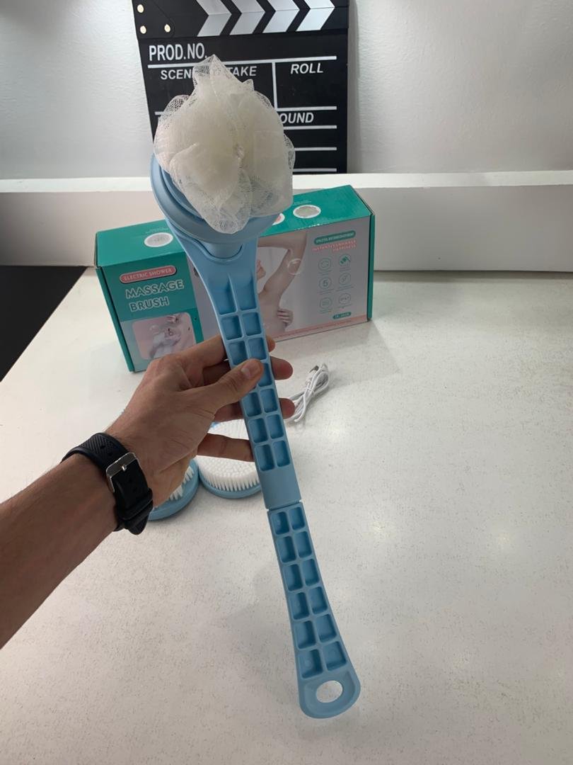 Brosse de nettoyage électrique rotative pour le bain – propreté en profondeur et confort absolu image 1