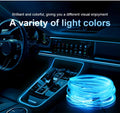 Bande LED Fibre Optique RGB + Mini Projecteur Offert – USB, Ambiance Fluo image 0