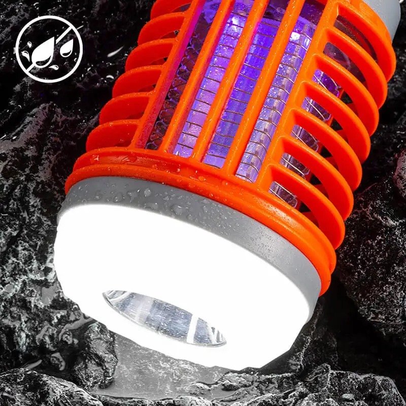 Lampe Anti-Moustique UV Rechargeable avec Charge Solaire et Intensité Réglable image 4