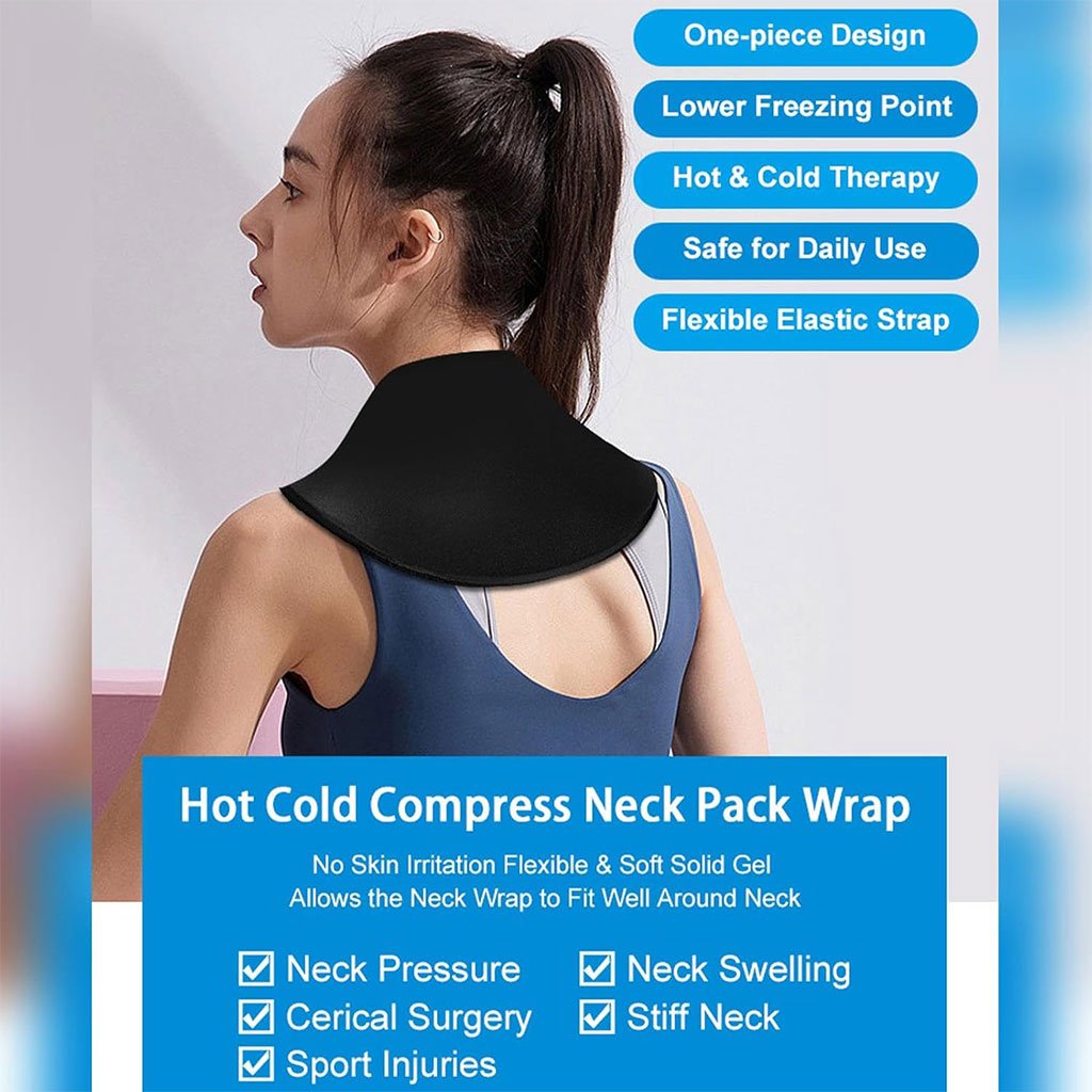 Compresse ThermoGel Cervicale – Thérapie Chaud & Froid Réutilisable image 4