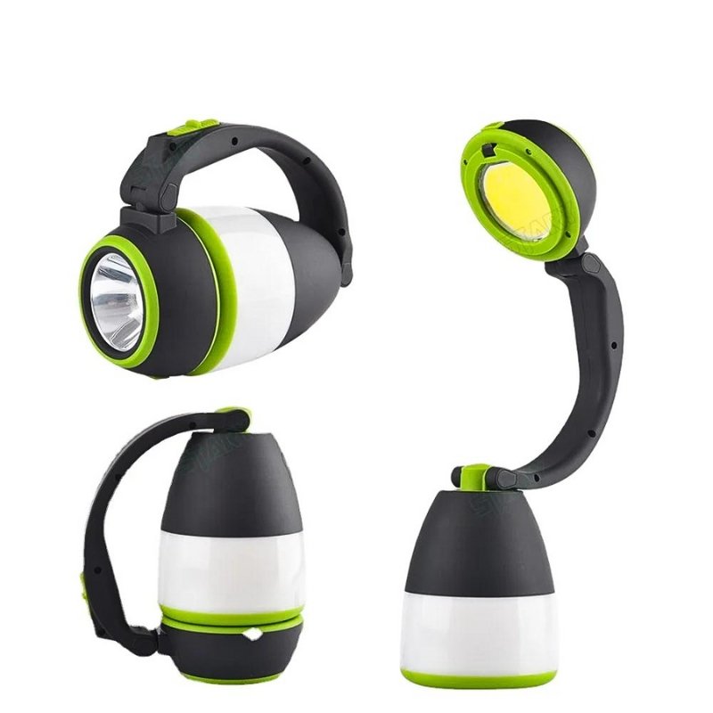 Lampe de poche 3 en 1 , bureau et camping , 3 modes, rechargeable avec fonction batterie externe image 0