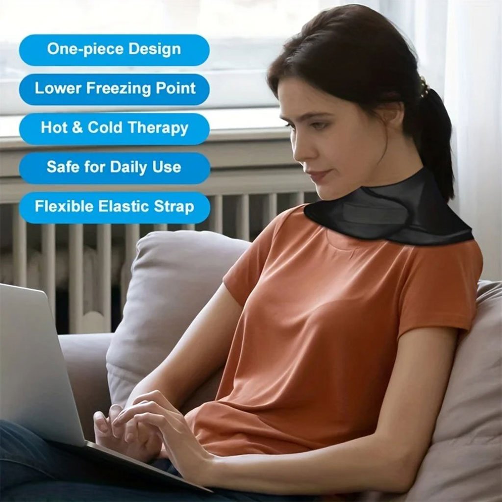 Compresse ThermoGel Cervicale – Thérapie Chaud & Froid Réutilisable image 3