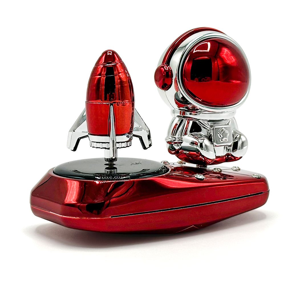 Parfum Solaire Voiture – Diffuseur Astronaute avec Turbine Rotative image 2