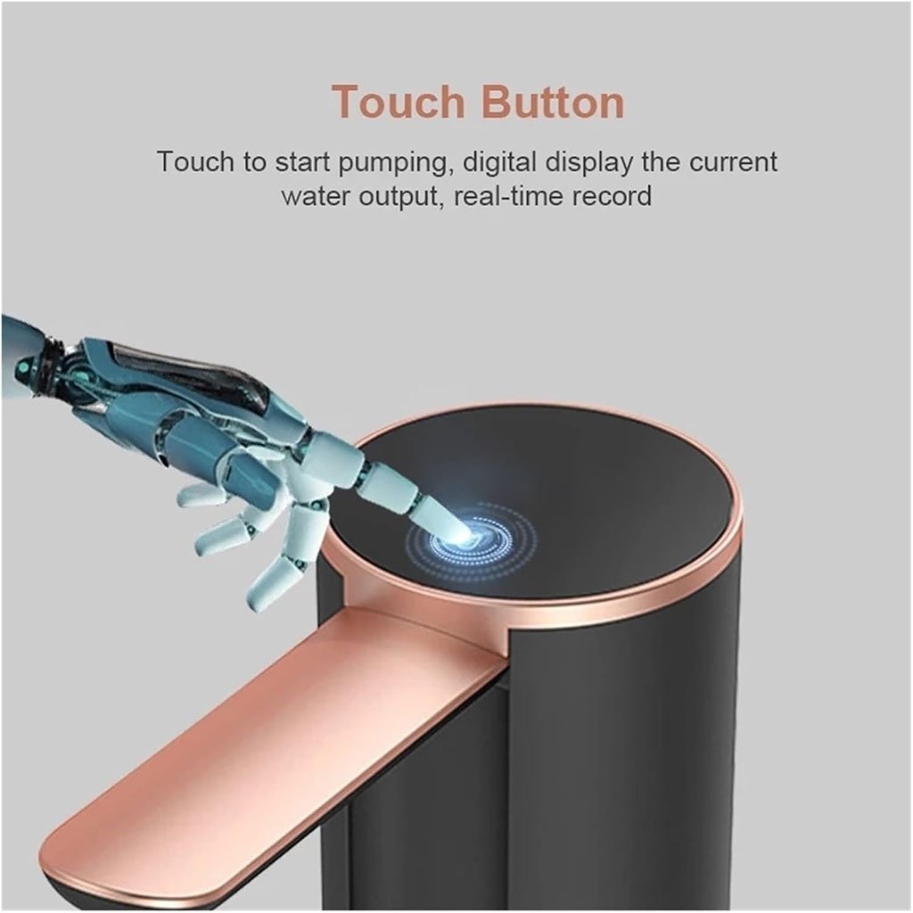 Pompe à Eau USB Pliable – 1800mAh, Écran LED, Design Hygiénique image 2