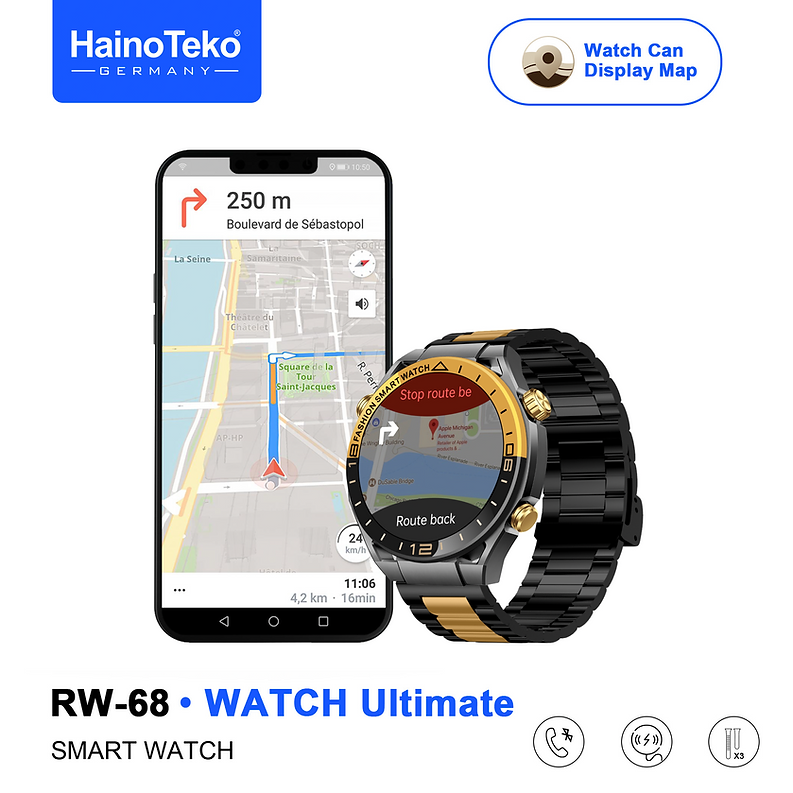 Montre connectée Haino Teko RW-68 – l’élégance rencontre la performance image 1