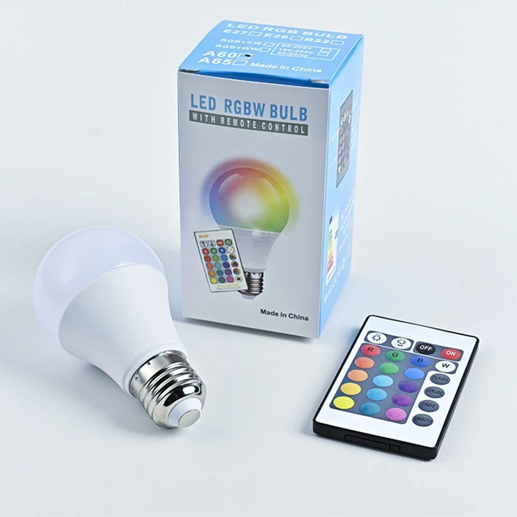 Ampoule LED RGB E27 avec Télécommande – Ambiance Personnalisée et Économie d’Énergie image 4