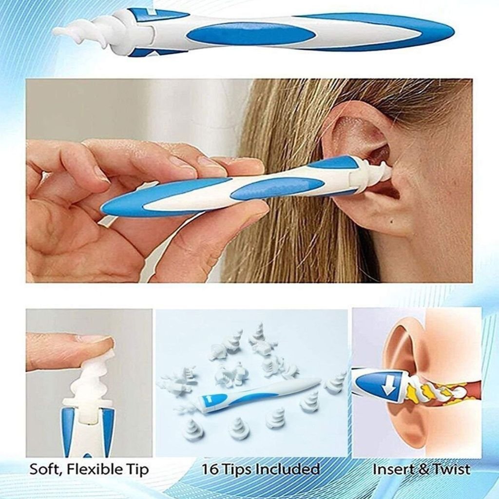 Cure-Oreilles en Silicone Spiralé – Nettoyage Doux et Réutilisable image 8