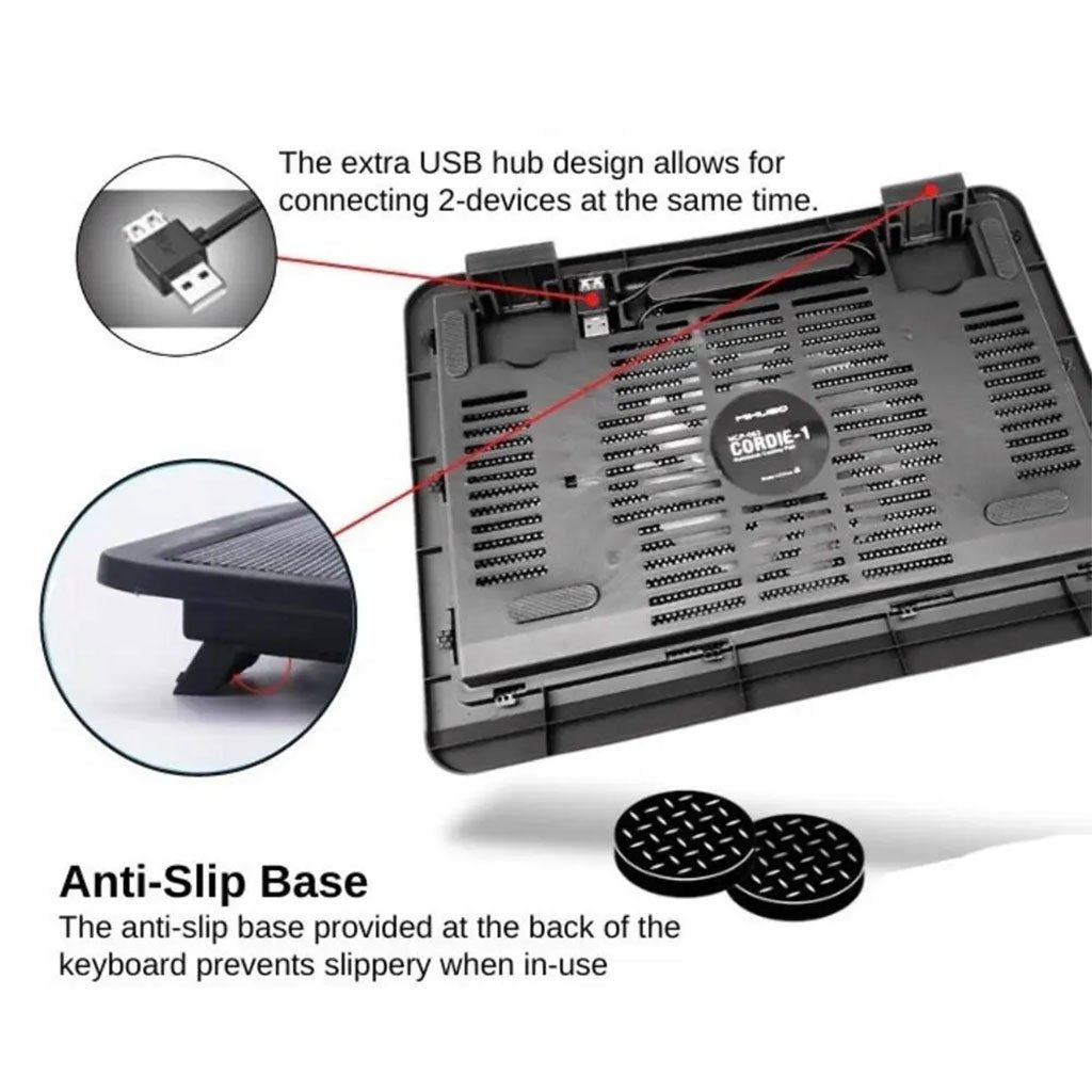 Support Refroidisseur COOLER PAD – Ergonomique et Réglable pour PC Portable image 4