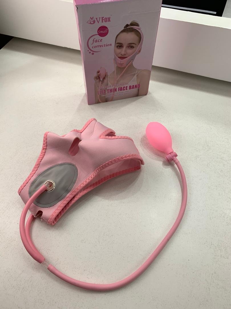 Bande de Lifting Visage Réutilisable en Tissu Élastique Respirant – حزام شد الوجه image 5