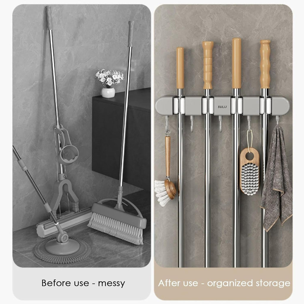 Support Mural de Rangement 9-en-1 : Organisation Totale et Anti-Corrosion
