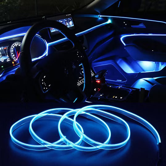 Fil Lumineux LED RGB 2M – Éclairage Décoratif Voiture 12V image 0