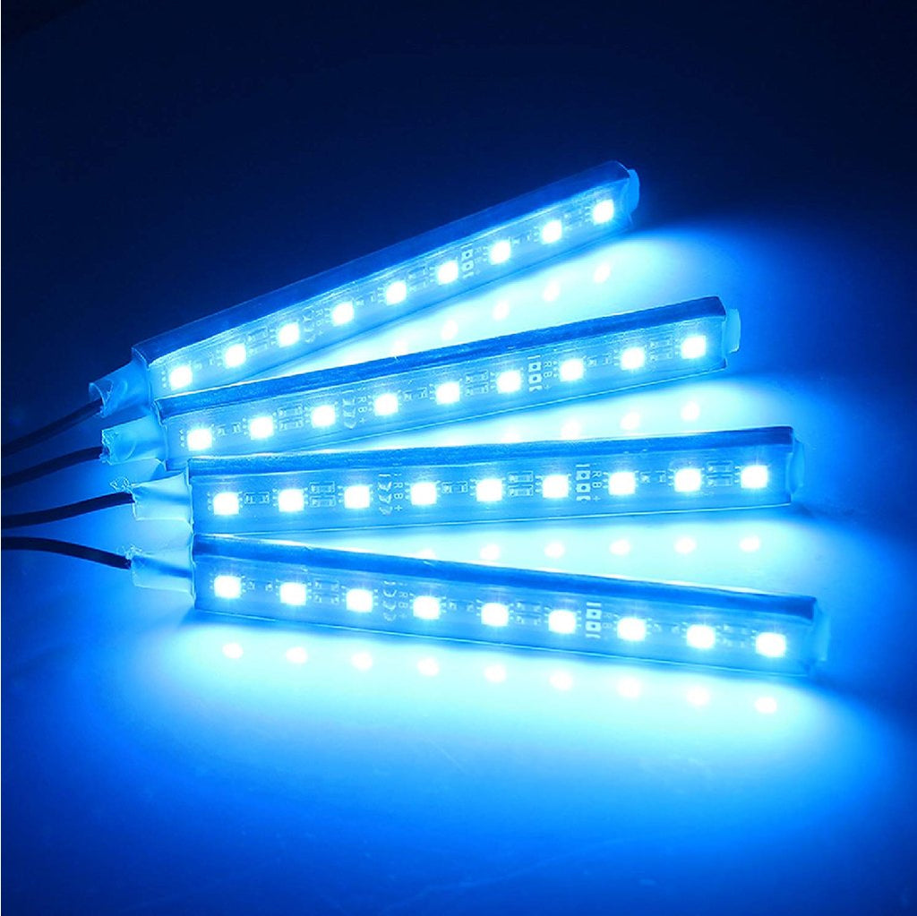 Éclairage Intérieur LED Voiture avec Télécommande – Multicolore et Musical image 5