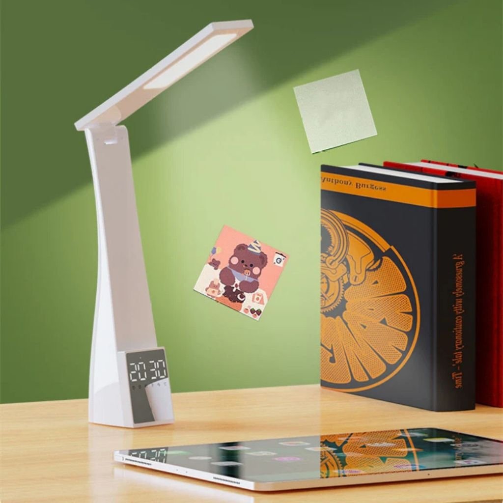 Lampe de Bureau LED avec Réveil et Haut-Parleur Intégrés image 0