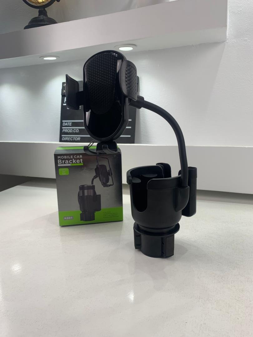 Support Téléphone Voiture avec Porte-Gobelet Intégré – Réglable & Rotatif image 11