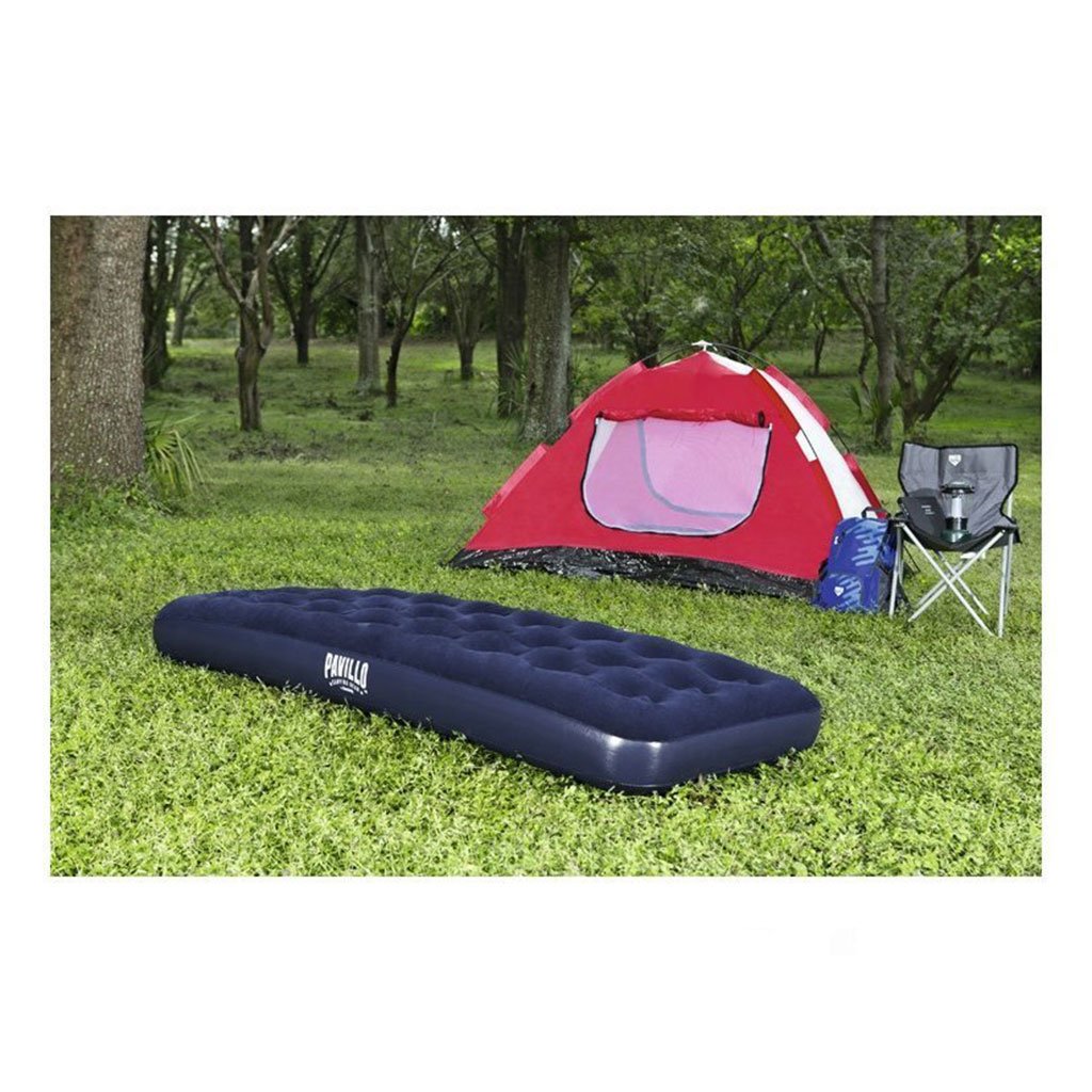 Matelas Gonflable Simple 185x76cm avec Revêtement Velours – Confort Intérieur et Extérieur image 1
