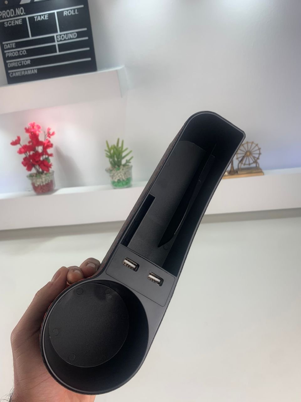 Organiseur Latéral de Siège avec Chargeur USB et Porte-Gobelet image 6