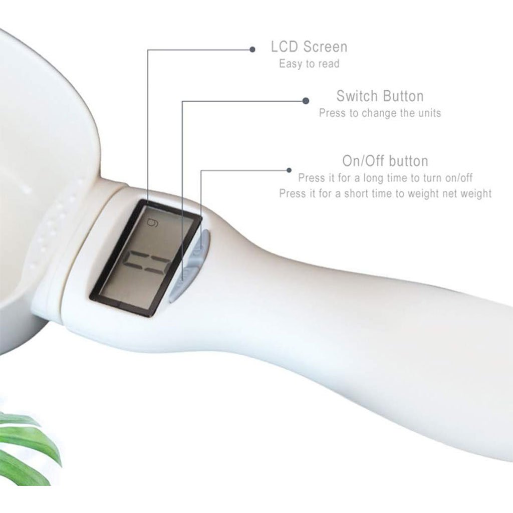 Cuillère Électronique de Mesure pour Animaux et Cuisine – Affichage LED, Multifonction image 1