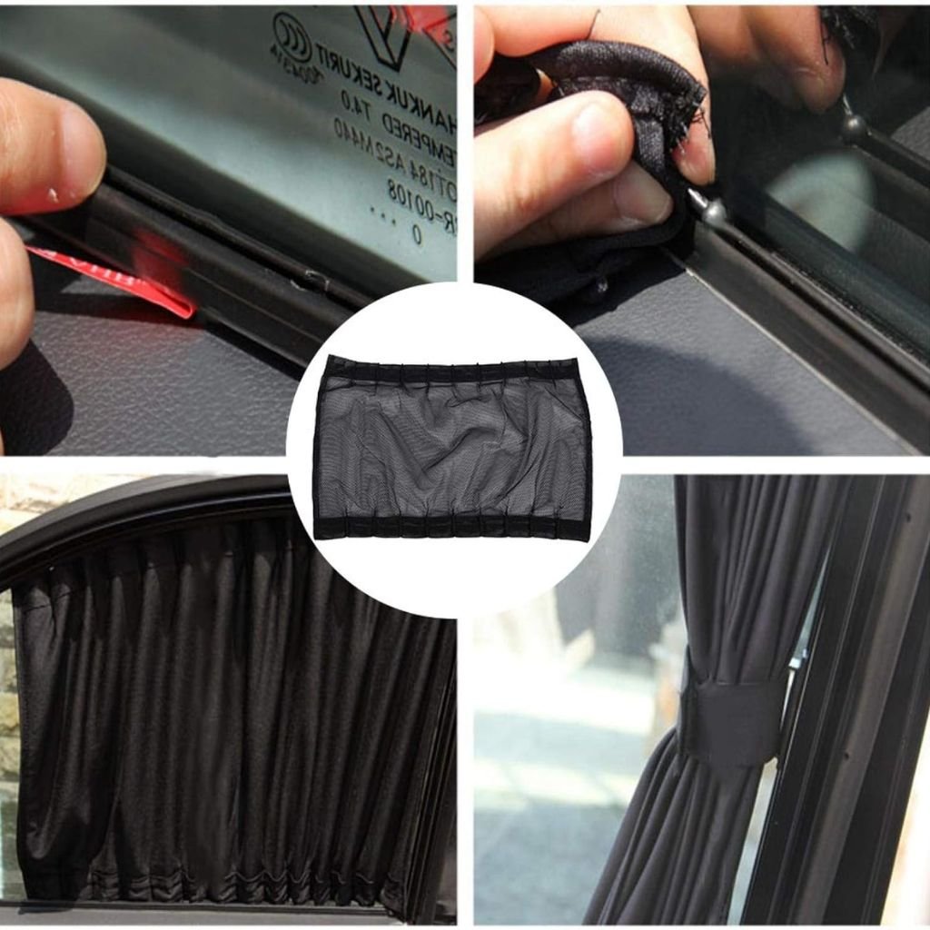 Rideaux Pare-Soleil Universels pour Vitres Latérales – Maille Respirante & Anti-UV image 6