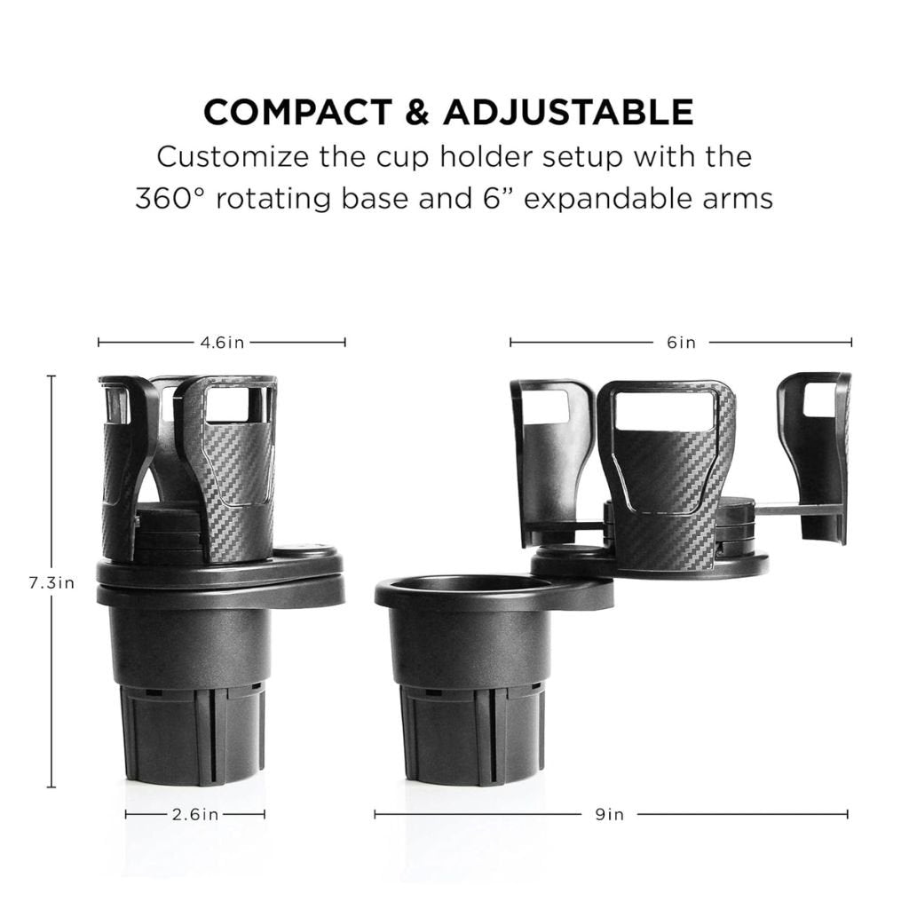 Porte-Gobelet Double Rotatif pour Voiture – Dream Hub CupStation image 10