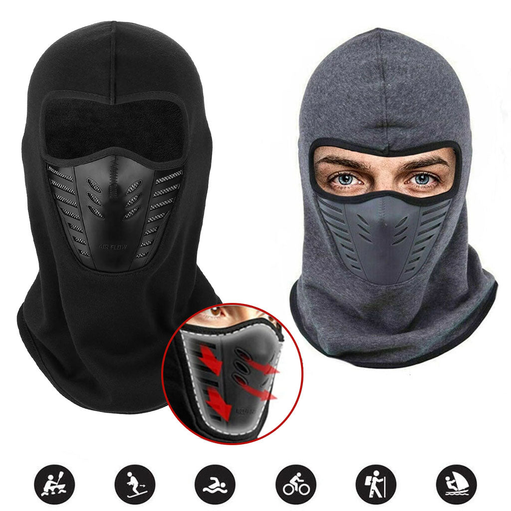 Pack Hiver Moto : Cagoule Polaire Excefore + Gants Pro Biker