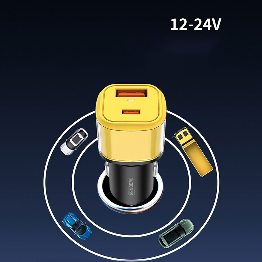 Chargeur de Voiture 45W : Puissance Maximale et Câble 3-en-1