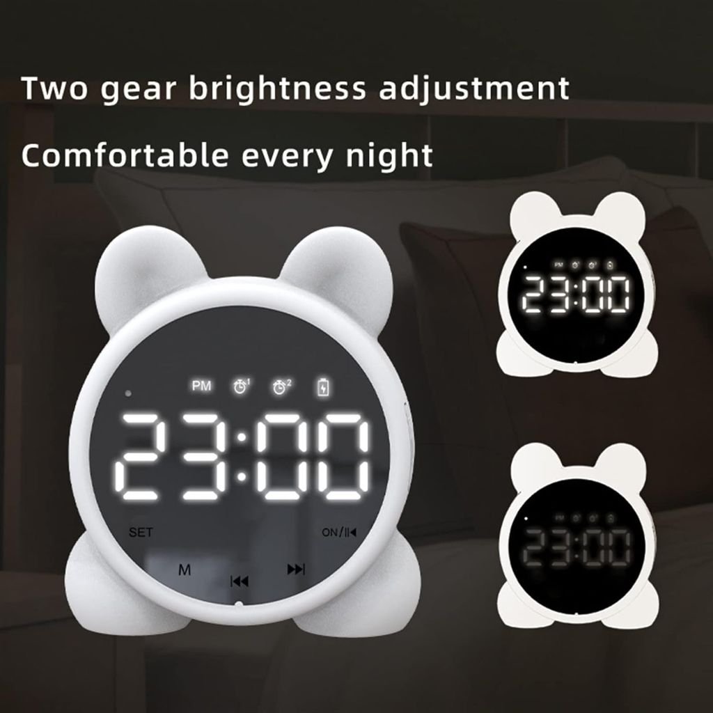 Réveil Miroir Bluetooth avec Haut-Parleur et Radio FM image 2