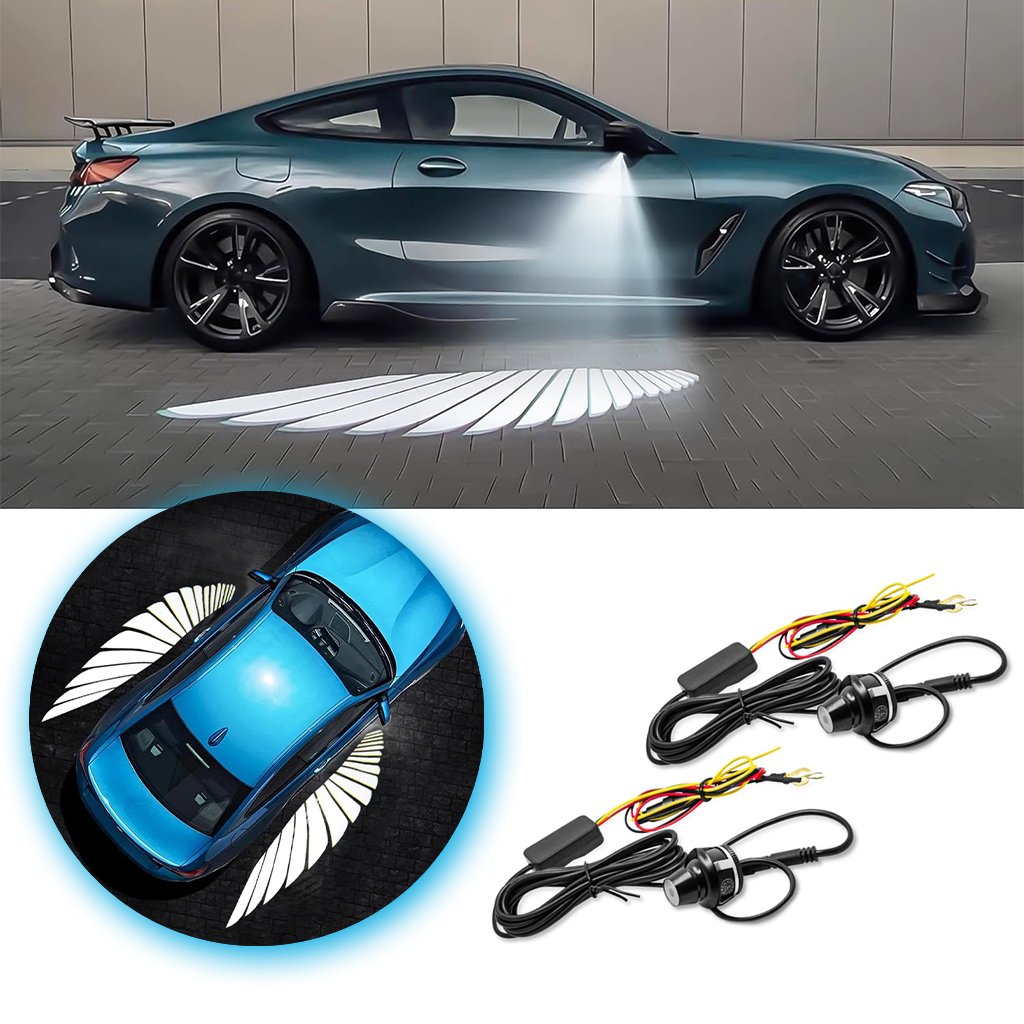 Éclairage LED Double Aile d’Ange pour Voiture et Moto image 3