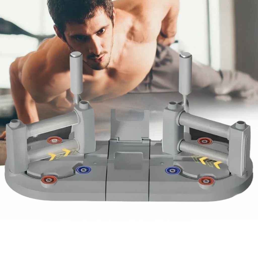 Planche de Musculation Multifonction – Résistance Réglable, Compacte et Antidérapante image 0