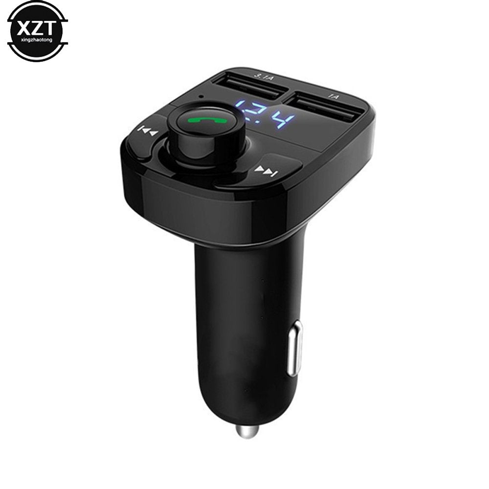 Transmetteur FM Bluetooth Voiture – Double USB, Appels Mains Libres, Charge Rapide image 2