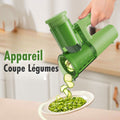 Hachoir Électrique Multifonction 4 en 1 USB Coupe Légumes Râpe et Broyeur Compact