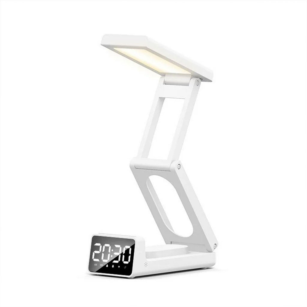 Lampe de bureau rechargeable sans fil avec réveil LED et power bank 10 000 mAh image 5