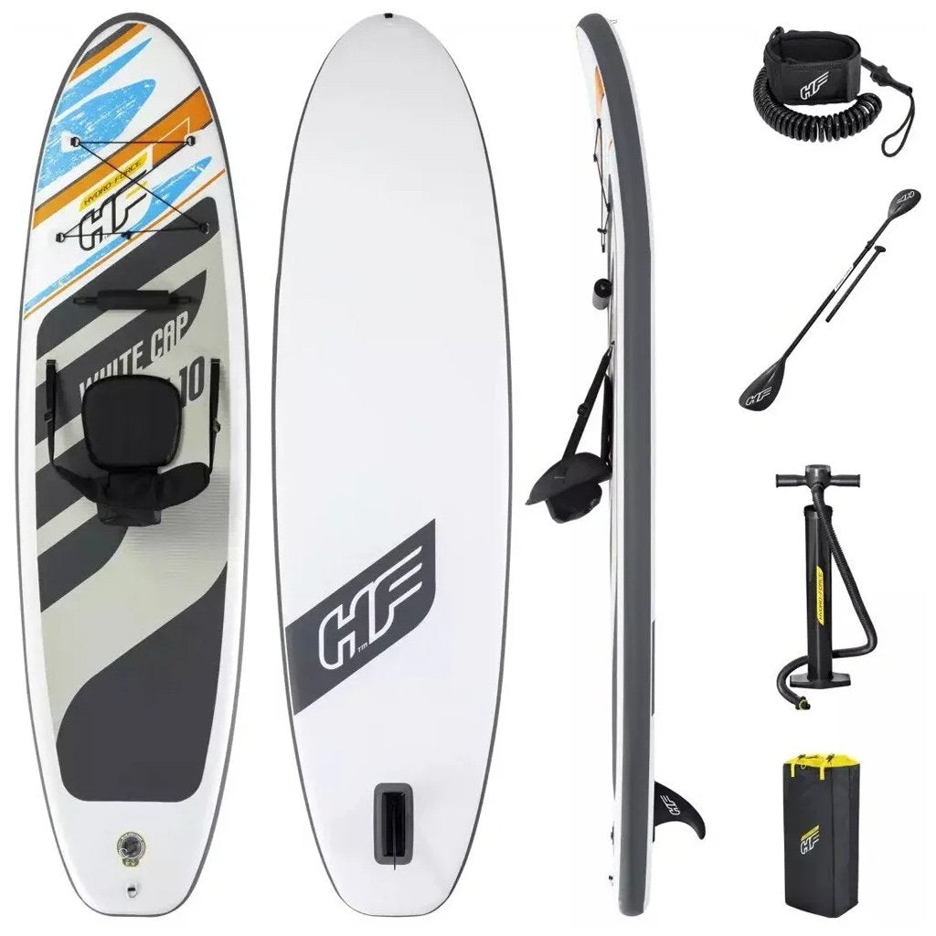 Bestway Hydro-Force White Cap Paddle gonflable Avec Pompe À Main Et Sac À Dos image 4