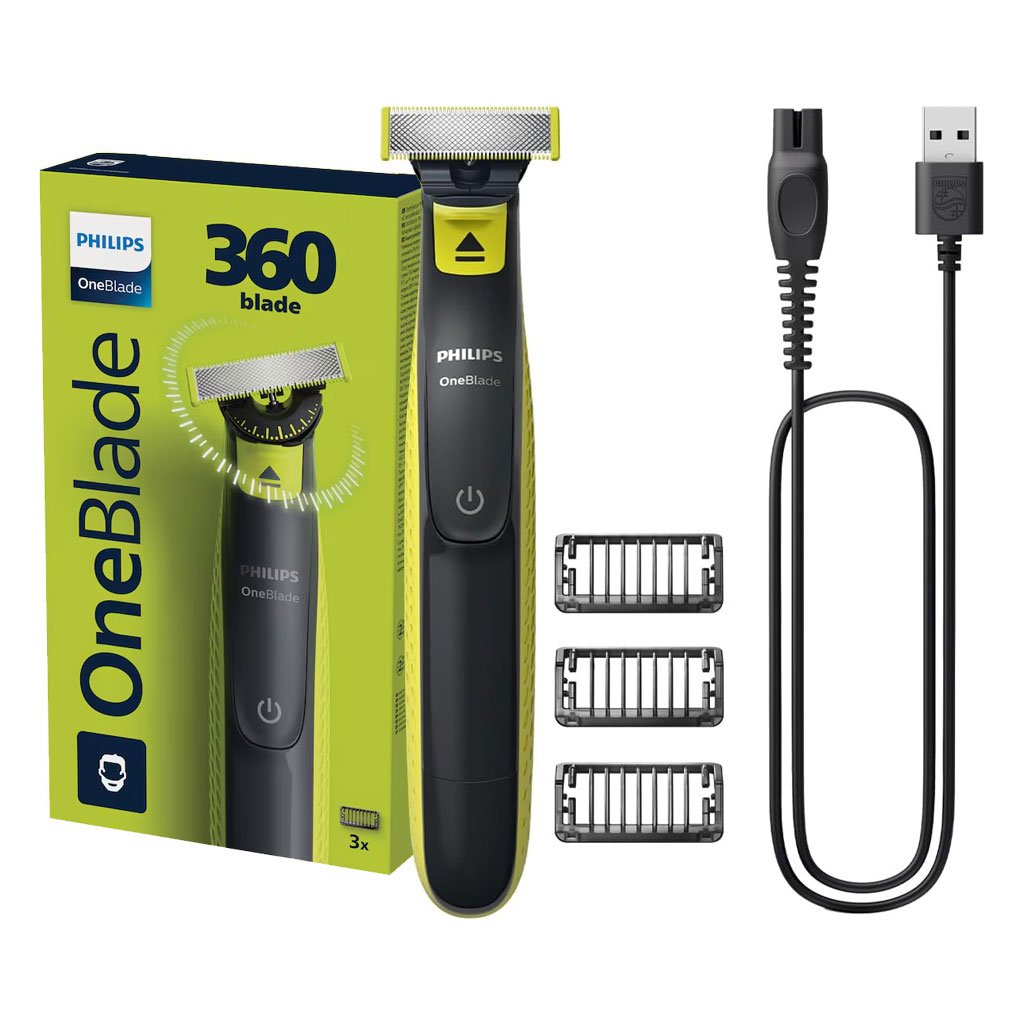 Philips OneBlade avec lame 360° – Précision, confort et innovation image 0