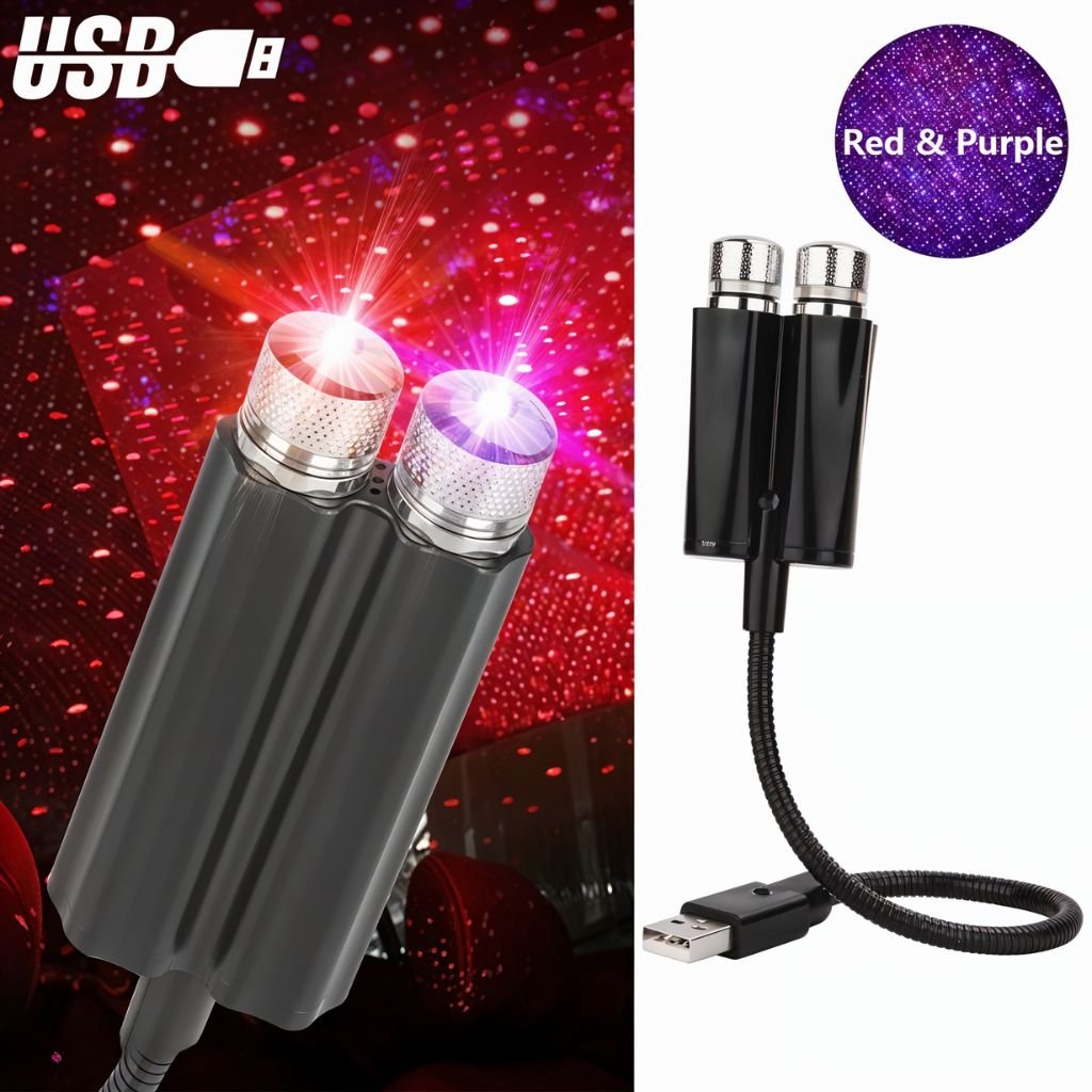 Projecteur Étoilé LED USB – Ambiance Romantique et Nomade image 4