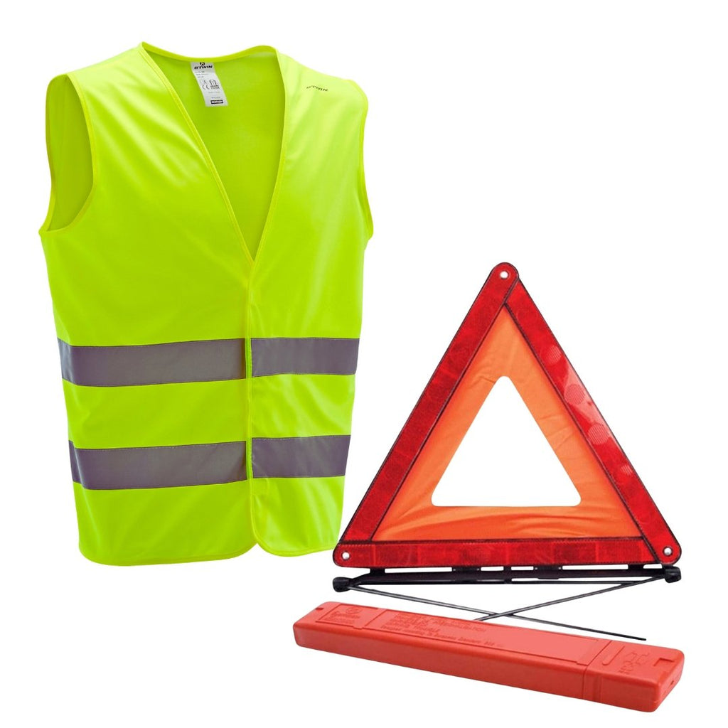 Kit de Sécurité Routière avec Gilet Réfléchissant et Triangle – Compact et Obligatoire image 0