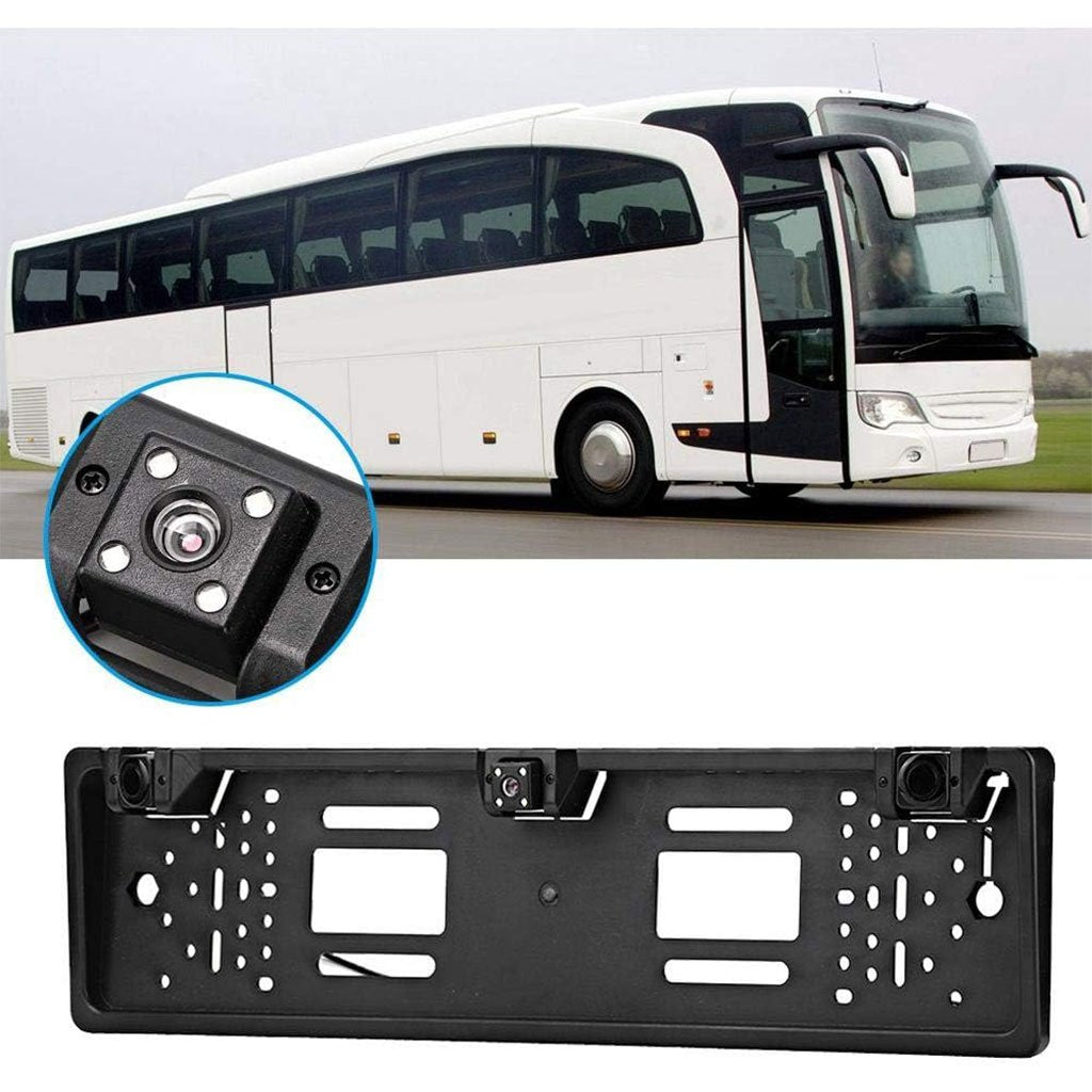 Caméra de recul HD Avec cadre de plaque d’immatriculation Standard et Radare de Recule image 1
