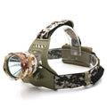 Lampe frontale LED motif camouflage rechargeable مصباح رأس قابل للشحن بنمط التمويه image 0