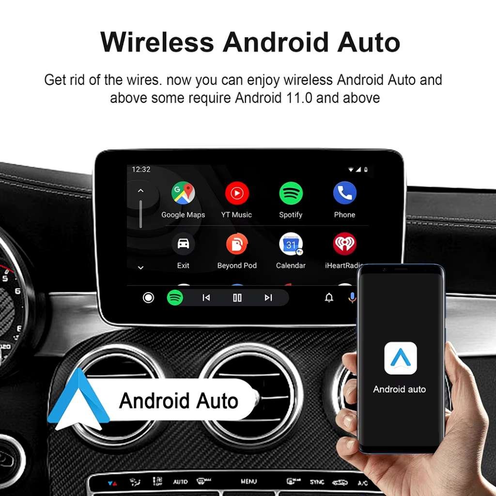 Boîtier CarPlay Sans Fil Android 13 – Multimédia et Streaming Intégrés image 8