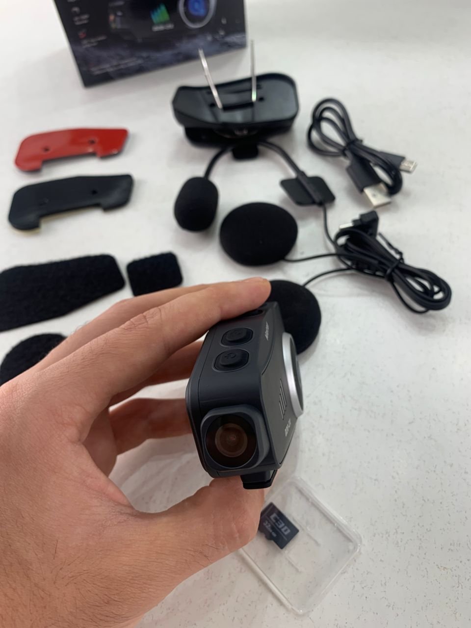 Oreillette Bluetooth pour Casque Moto avec Caméra HD Intégrée – Enregistrez et Profitez du Son en Toute Liberté image 5